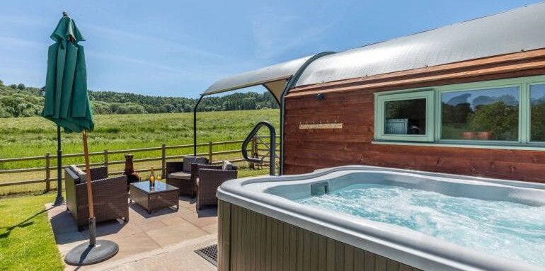 Dog Friendly Lodges with Hot Tubs